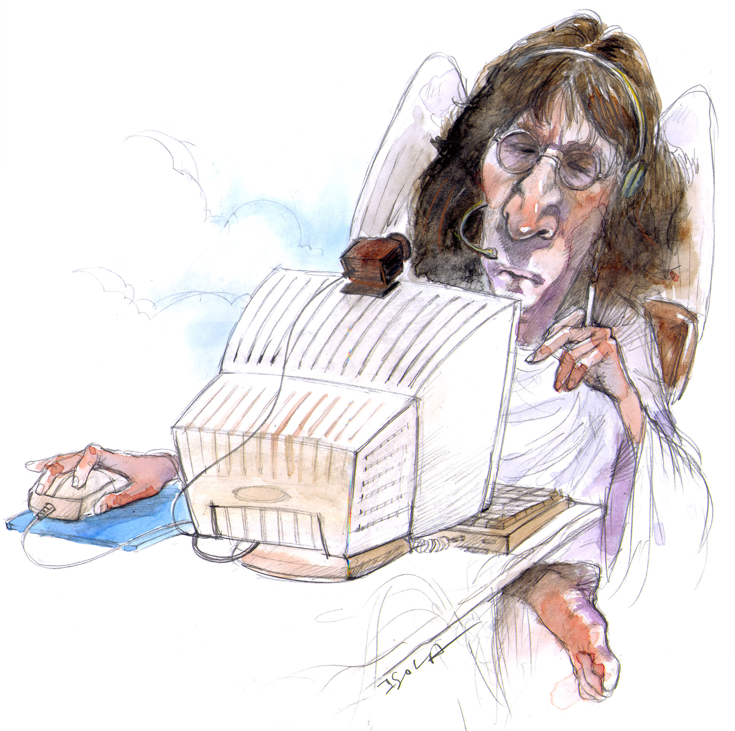 fondopantalla lennon por isola